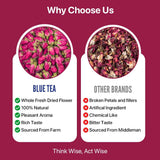 Blue Tea Rose Buds 100g