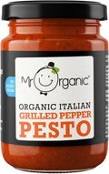 Mr Organic - Organic NAS Grilled Pepper Pesto 130g