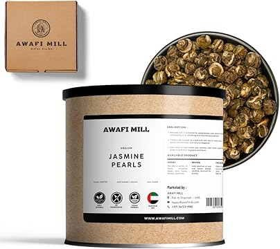 AWAFI MILL Jasmine Dragon Pearl Chinese Tea - 100 g | 3.5 Oz