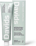 Davids Whitening + Antiplaque Toothpaste Natural Peppermint 149g
