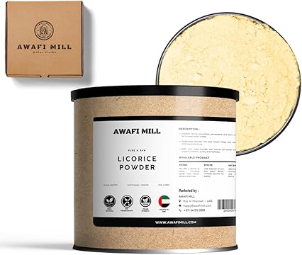 AWAFI MILL Licorice Root Powder Glycyrrhiza Glabra - 100 g | 3.5 Oz