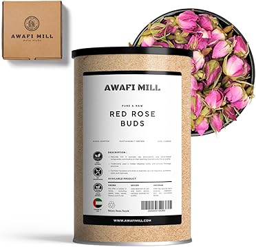 AWAFI MILL Rose Buds Tea Dried Rose - 100 g | 3.5 Oz