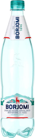 Borjomi Sparkling Glass bottle Natural Mineral Water 12x500 ml