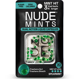 Nude Mints Dual Action Liquid (30) Capsules Spearmint 1.77g