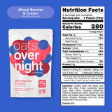 Oats Overnight High Protein Oatmeal Shakes Variety Pack, 20g Protein – 8 Pack (Includes Shaker Bottle)