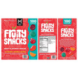 Fruity Snacks,23g (100 pk)