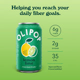 Olipop Prebiotic Lemon Lime Soda Can 355ml