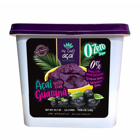 Mr Craft NO Added Sugar Acai With Guarana 3.2Kg Bucket