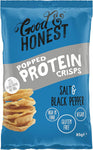 Good & Honest Gluten-Free Salt & Black Pepper Popped Protein Crisps 75g