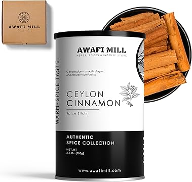 AWAFI MILL Sri Lankan Ceylon True Cinnamons - 100 g | 3.5 Oz