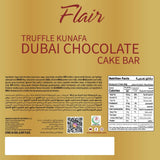 Flair Truffle Kunafa Dubai Chocolate Cake Bar 50g - image 2