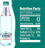 Borjomi Sparkling Glass bottle Natural Mineral Water 12x500ml