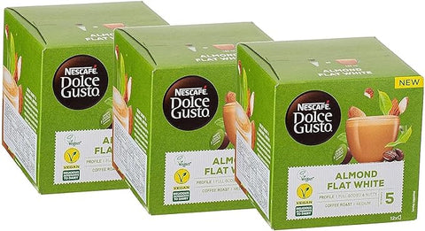 Nescafe Dolce Gusto Almond Flat White(12x11g) 132g (Pack of 2)