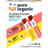 Pure Organic Variety Pack Layered Fruit Bars, 18g (28pk)