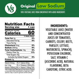V8 Low Sodium Original 100% Vegetable Juice 341 ml - image 2