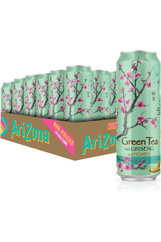 Arizona Green Tea with Ginseng & Honey 680 ml x 24Pcs