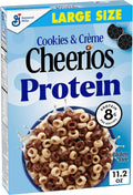 General Mills Cheerios Protein Cereal, Cookies and Crème, 8 g Protein, Large Size, 11.2 oz