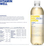 Vitamin Well Drink Lemon ZERO 500ml, Case of 12