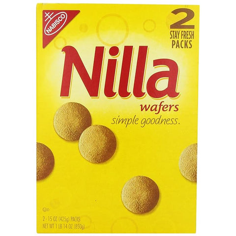 Nilla wafers vanilla wafer cookie 2 pack 425g