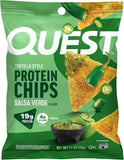 Quest Tortilla Style 19g Protein Chip Salsa Verde Flavor 32g