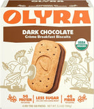 OLYRA Organic Dark Chocolate Crème Breakfast Biscuits, 37.5g (20 pk)