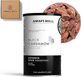 AWAFI MILL Whole Black Cardamom Seeds  Amomum subulatum  - 100 g | 3.5 Oz