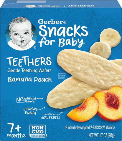 Gerber Teethers Banana Peach 48g