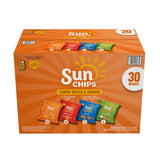 SunChips Whole Grain Original, Harvest Cheddar, French Onion Variety Pack Chips, 30 pk.