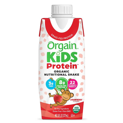Orgain Kids 8g Protein Organic Nutrition Shake, Strawberry 237ml