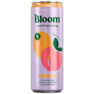 Bloom Energy Drink Peach Mango 355ml