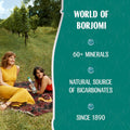 Borjomi Sparkling Glass Bottle Natural Mineral Water 12x330ml