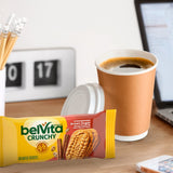 Belvita Crunchy Breakfast Biscuits, Cinnamon Brown Sugar - 1.25 kg (25 Packs of 4)