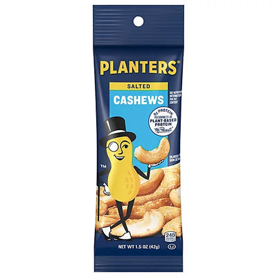 Planters Plant Based Protein Salted Cashews - 42g