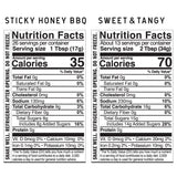 Kinder’s Sticky Honey BBQ Wing Sauce and Sweet & Tangy Dipping Sauce Twin Pack - 887g