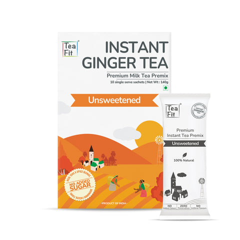 Tea Fit Instant Ginger Milk Tea (10pcs) Each 140g