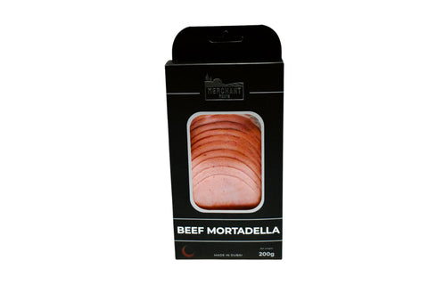 Merchant Meat Chilled Beef Mortadella Sliced 200g