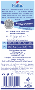 Love Hellas Premium Greek Natural Mineral Still Water - Pack of 24 PET bottle 500 ml Burj Al Arab