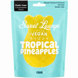 Sweet Lounge Tropical Pineapple Fizzy Vegan Gummies 130g