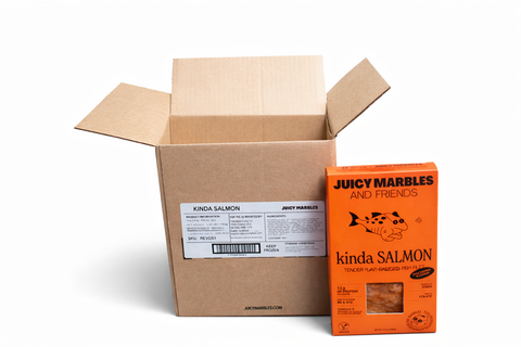 Juicy Marbles Plant-Based Vegan Kinda Salmon Fish Fillet (Pack of 14)