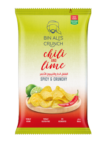 Bin Ali's Crunch Chili and lime 100gm