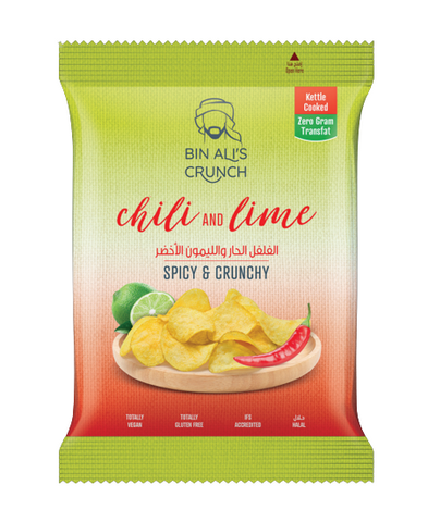 Bin Ali's Crunch Chili and lime 40gm