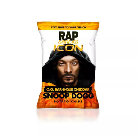 Rap Snacks Cheddar Barbeque Potato Chips - Snoop Dogg 71g