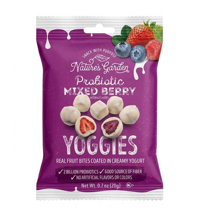 Nature's Garden Probiotic Mixed Berry Yoggies - 20g