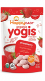 HappyBABY Organic Gluten Free Yogis - Strawberry 28g