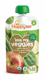 HappyTOT Organics Love My Veggies Apples, Zucchini, Green Beans & Spinach Pouch 120g