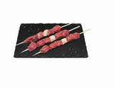 3 Skewers Lamb Tenderloin fillet cubes Marinated 300g