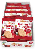 HappyBABY Organic Teethers 4g, Strawberry & Beet - Pack of 12