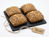 Freshly Baked Multiseed Roll 100g Each (Pack of 4)