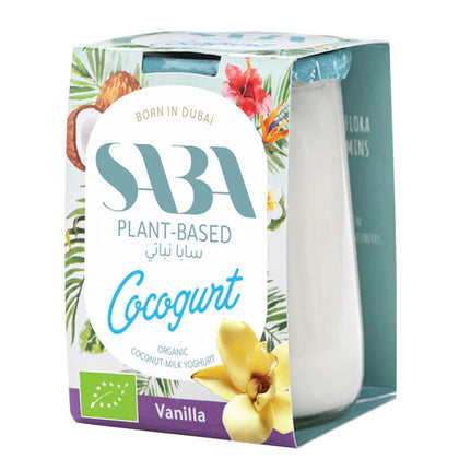 Organic Vegan SABA Vanilla Yoghurt 115g
