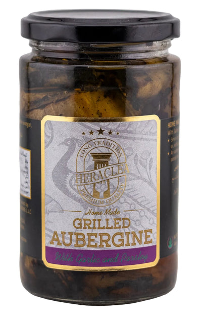 Heraclea Grilled Aubergine with Garlic and Parsley 330g